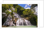 Waterfall in forest by Anonymous