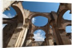 Arches in old cathedral ruins in Antigua in Guatemala by Anonymous