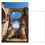 Arches in old cathedral ruins in Antigua in Guatemala by Anonymous