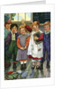 Illustration of children in schoolroom by Clara M. Burd