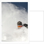 Skier in deep powder at Alta, Utah by Anonymous