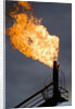 Natural gas flare by Anonymous