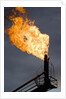 Natural gas flare by Anonymous