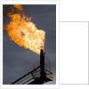 Natural gas flare by Anonymous