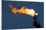 Natural gas flare by Anonymous