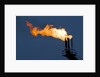 Natural gas flare by Anonymous