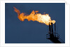 Natural gas flare by Anonymous