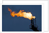 Natural gas flare by Anonymous
