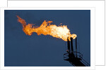 Natural gas flare by Anonymous