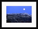 Full Moon over Santorini by Anonymous