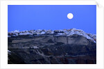Full Moon over Santorini by Anonymous