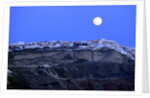 Full Moon over Santorini by Anonymous