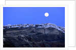 Full Moon over Santorini by Anonymous