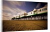 Pier at Lytham St. Annes extends over a sandy beach by Anonymous