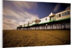 Pier at Lytham St. Annes extends over a sandy beach by Anonymous