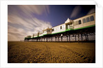 Pier at Lytham St. Annes extends over a sandy beach by Anonymous