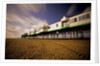 Pier at Lytham St. Annes extends over a sandy beach by Anonymous