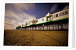 Pier at Lytham St. Annes extends over a sandy beach by Anonymous