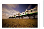 Pier at Lytham St. Annes extends over a sandy beach by Anonymous