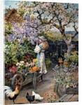 An English Cottage Garden by William Stephen Coleman
