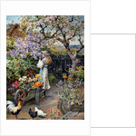 An English Cottage Garden by William Stephen Coleman