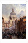 St. Paul's Cathedral and Ludgate Hill, London, England by John O'Connor