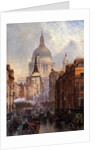 St. Paul's Cathedral and Ludgate Hill, London, England by John O'Connor