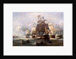 A Naval Engagement by Francois Musin