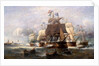 A Naval Engagement by Francois Musin