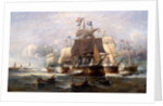 A Naval Engagement by Francois Musin