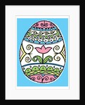 Decorated Easter Egg by Anonymous