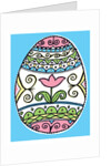 Decorated Easter Egg by Anonymous