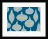 Blue Christmas Ornaments by Anonymous