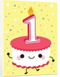 First Birthday Cupcake by Anonymous