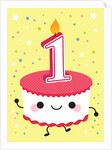 First Birthday Cupcake by Anonymous