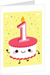 First Birthday Cupcake by Anonymous