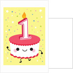 First Birthday Cupcake by Anonymous