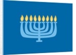 Hanukkah Menorah by Anonymous