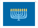 Hanukkah Menorah by Anonymous
