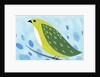 Green Bird on Branch by Anonymous