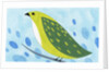 Green Bird on Branch by Anonymous