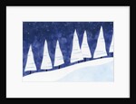 A Group of Snowy Trees by Anonymous