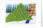 Towing a Freshly Cut Tree by Anonymous