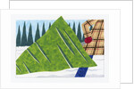 Towing a Freshly Cut Tree by Anonymous