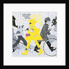 Girl in Yellow Raincoat by Anonymous
