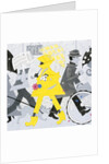 Girl in Yellow Raincoat by Anonymous