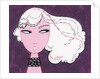 Woman with White Hair by Anonymous