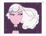 Woman with White Hair by Anonymous