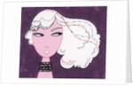 Woman with White Hair by Anonymous