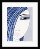 Woman with Blue Hair by Anonymous